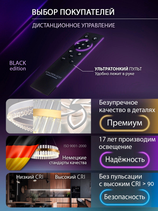 Потолочная люстра Spektr LED LAMPS 81442 Natali Kovaltseva