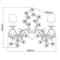 Бра Chiaro Сицилия 282022102 Бра Chiaro Сицилия 282022102
