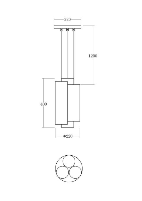 Подвесной светильник Miele VL2092P03 Vele Luce