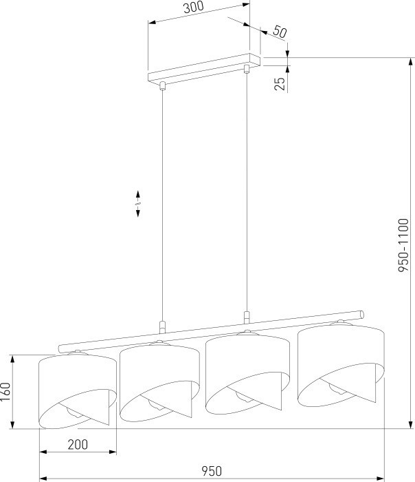 Подвесной светильник Grant White 4822 Grant White TK Lighting