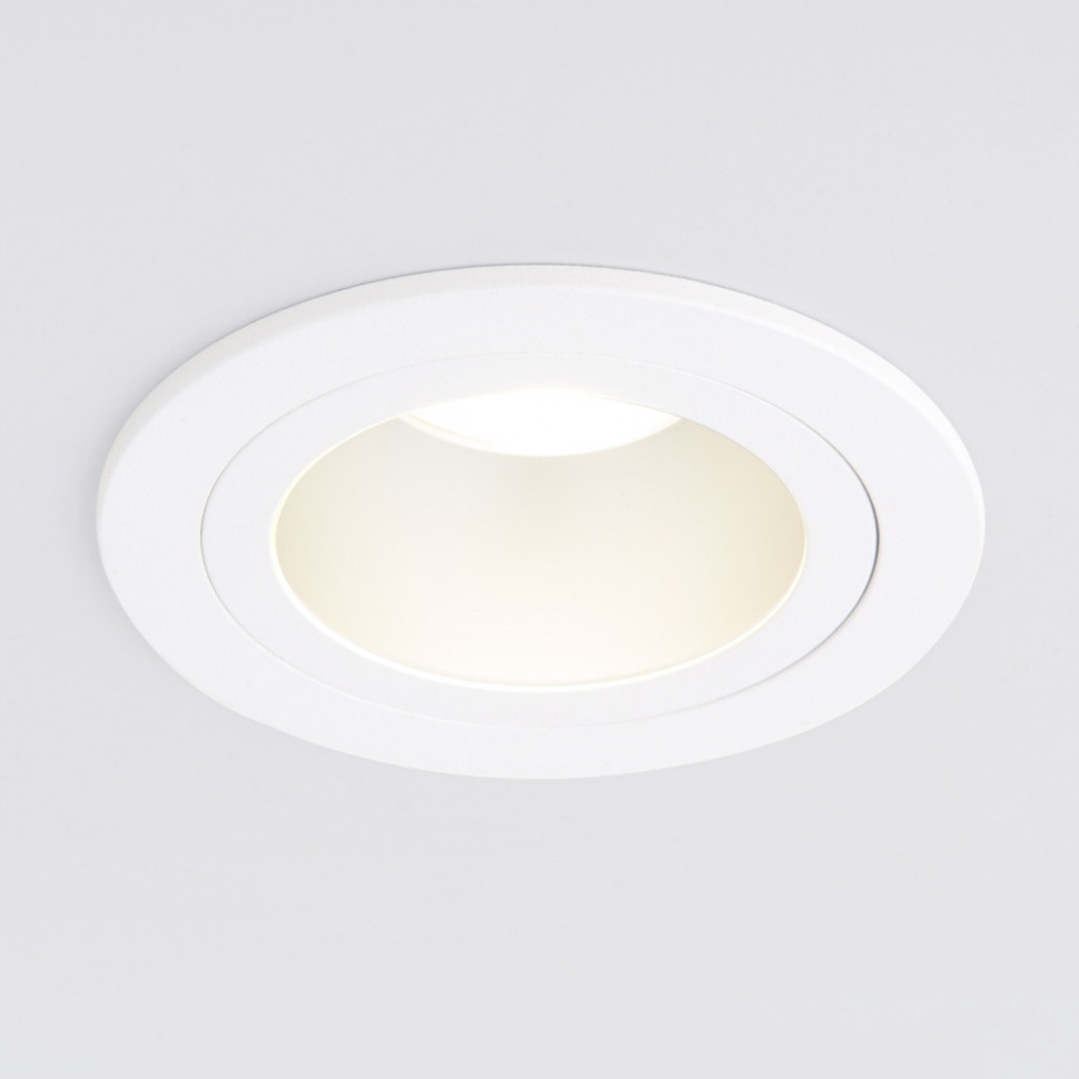 Точечный светильник Flood 122 MR16 серебро/белый Elektrostandard