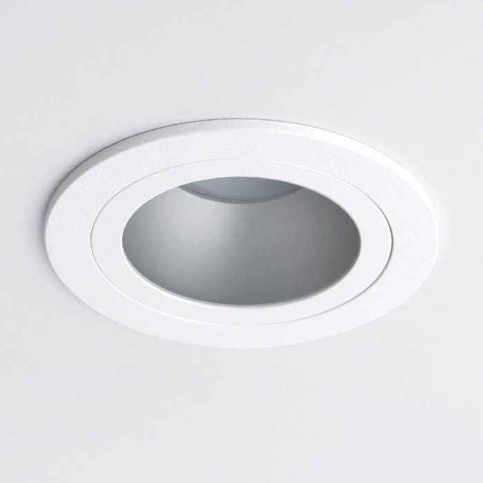 Точечный светильник Flood 122 MR16 серебро/белый Elektrostandard