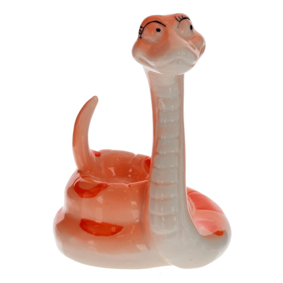 Фигурка декоративная "Змея", L6,5 W6,5 H8,5 см, 2в.
