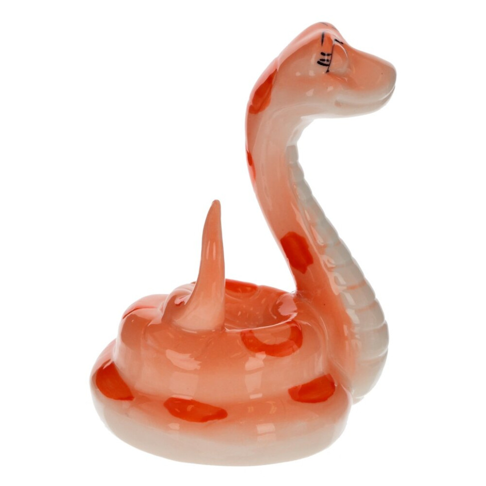 Фигурка декоративная "Змея", L6,5 W6,5 H8,5 см, 2в.