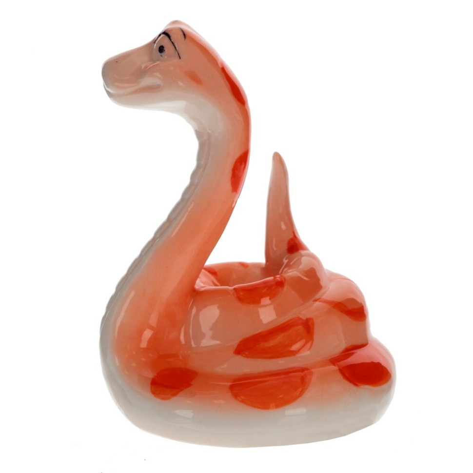 Фигурка декоративная "Змея", L6,5 W6,5 H8,5 см, 2в.