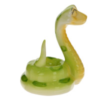 Фигурка декоративная "Змея", L6,5 W6,5 H8,5 см, 2в.