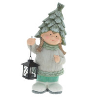 Фигурка декоративная "Девочка", L23 W20 H48 см, 2в.