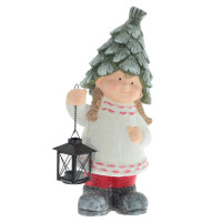 Фигурка декоративная "Девочка", L23 W20 H48 см, 2в.