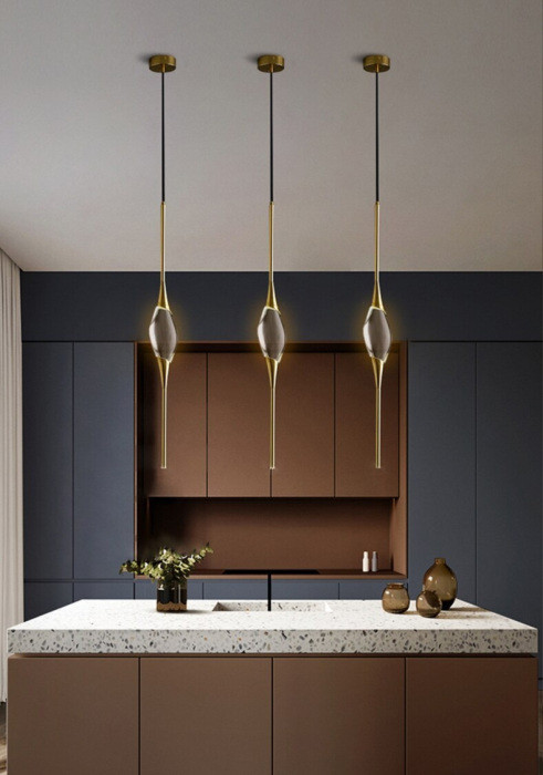 Подвесной светильник Pezzo OM82112-1b gold DeLight Collection