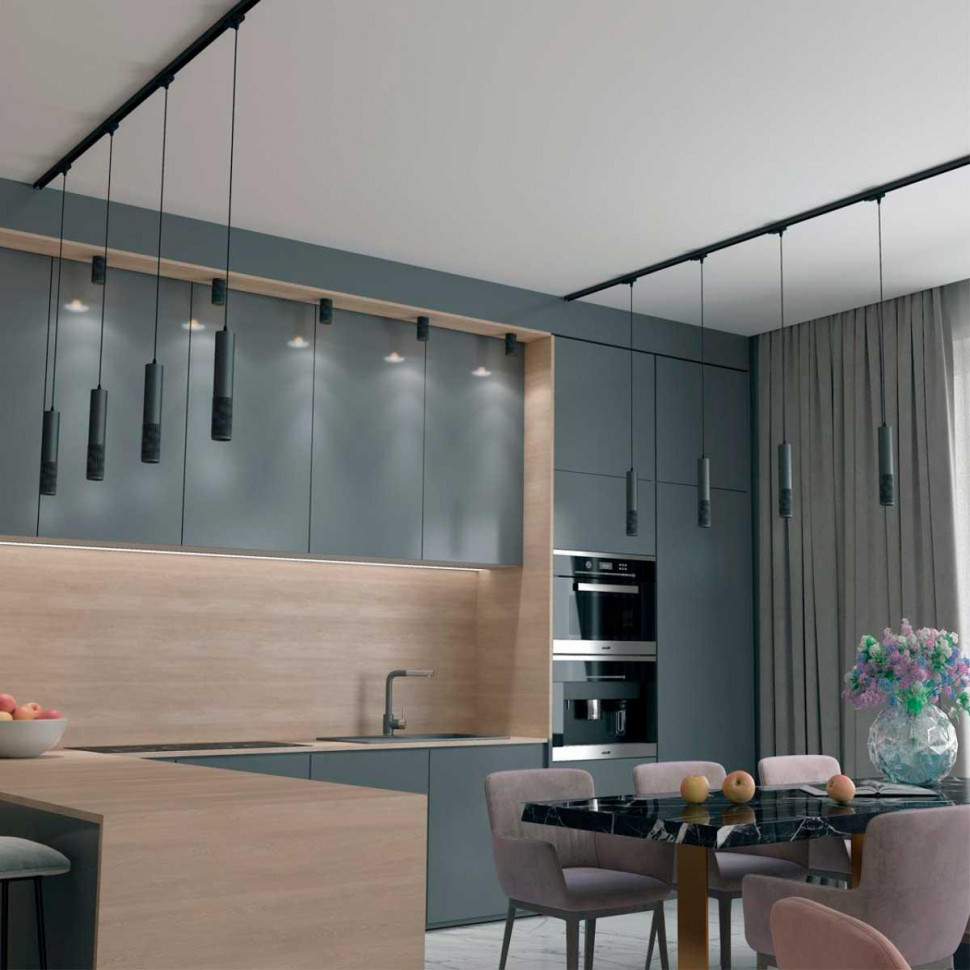 Трековый однофазный светодиодный светильник Novotech Port Mais led 358504