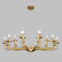 Подвесная люстра Eurosvet Cariso 60150/18 латунь