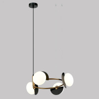 Подвесной светильник Moity 70150/4 черный/латунь Eurosvet