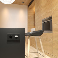 Датчик движения Встраиваемые механизмы черные W1155108 Werkel