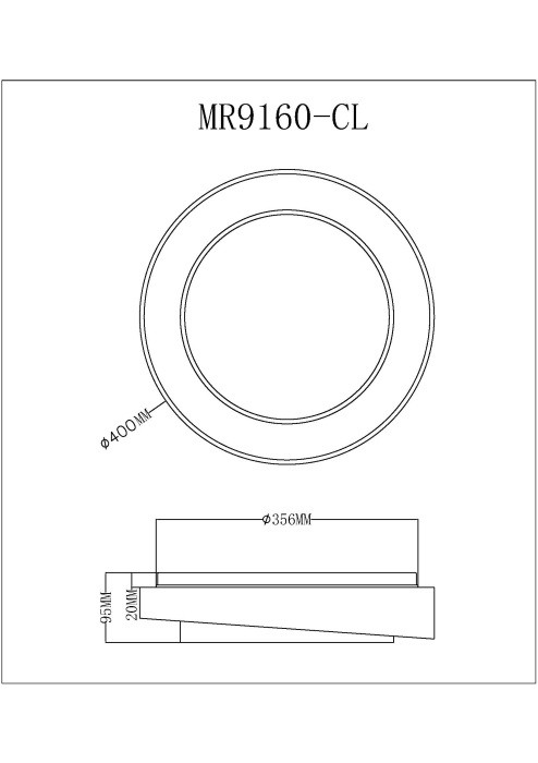 Потолочный светильник Rhea MR9160-CL MyFar
