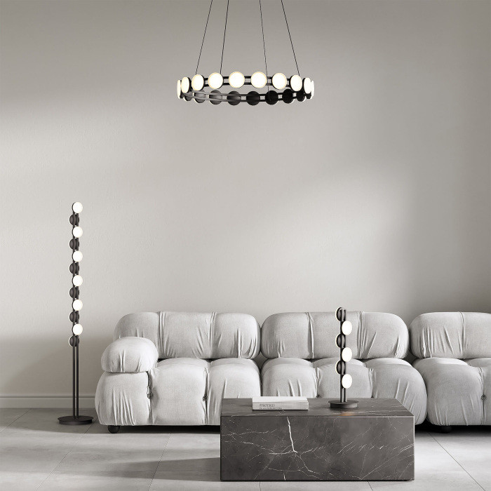 Интерьерная настольная лампа Tapioca 90332/6 черный Eurosvet