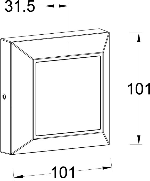 Настенный светильник уличный Встраиваемые светильники c LED W4021 Gb Oasis Light