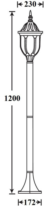 Наземный фонарь  92106 Bl Oasis Light