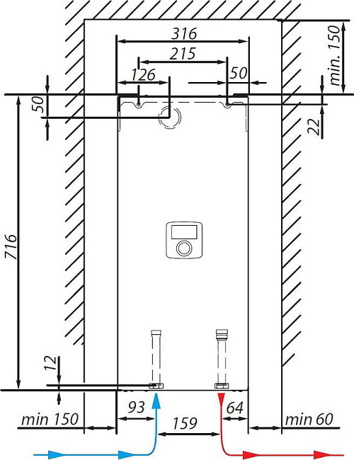 Электрический котел Viessmann Vitotron 100 VMN3-08 7731925 (8 кВт)