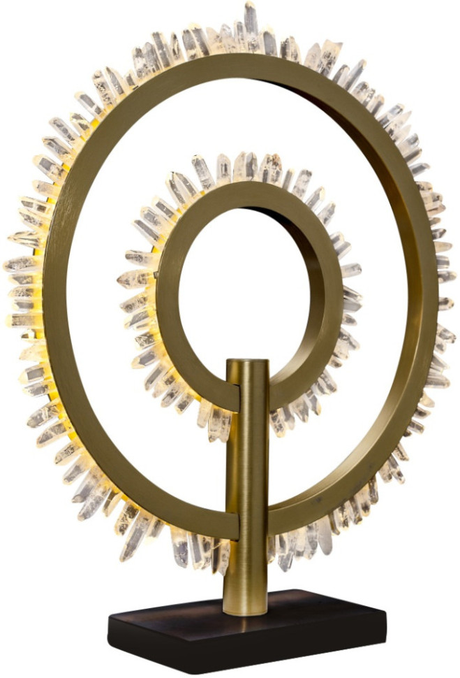 Интерьерная настольная лампа Quartz Halo MT20020154-2A satin gold DeLight Collection