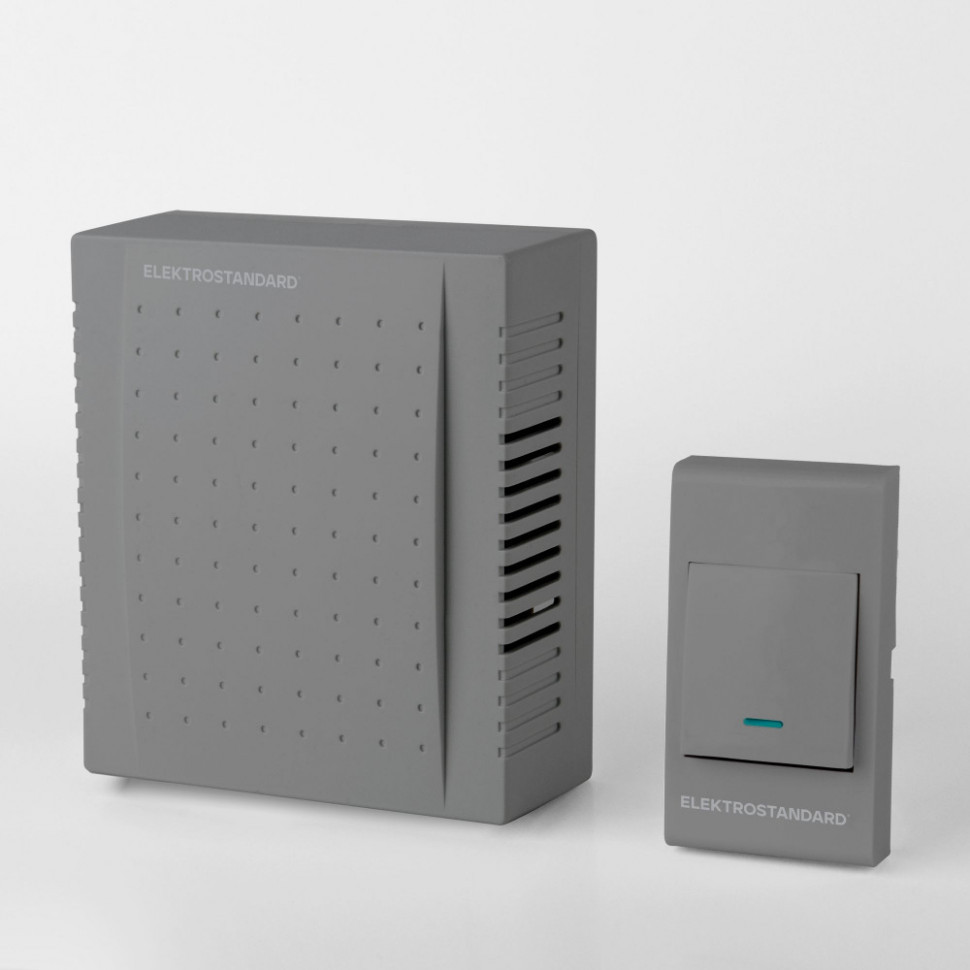 Звонок дверной DBQ26 DBQ26M WM серый Elektrostandard