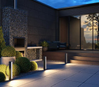 Уличный светодиодный светильник Maytoni Hof O422FL-L12GF Уличный светодиодный светильник Maytoni Hof O422FL-L12GF