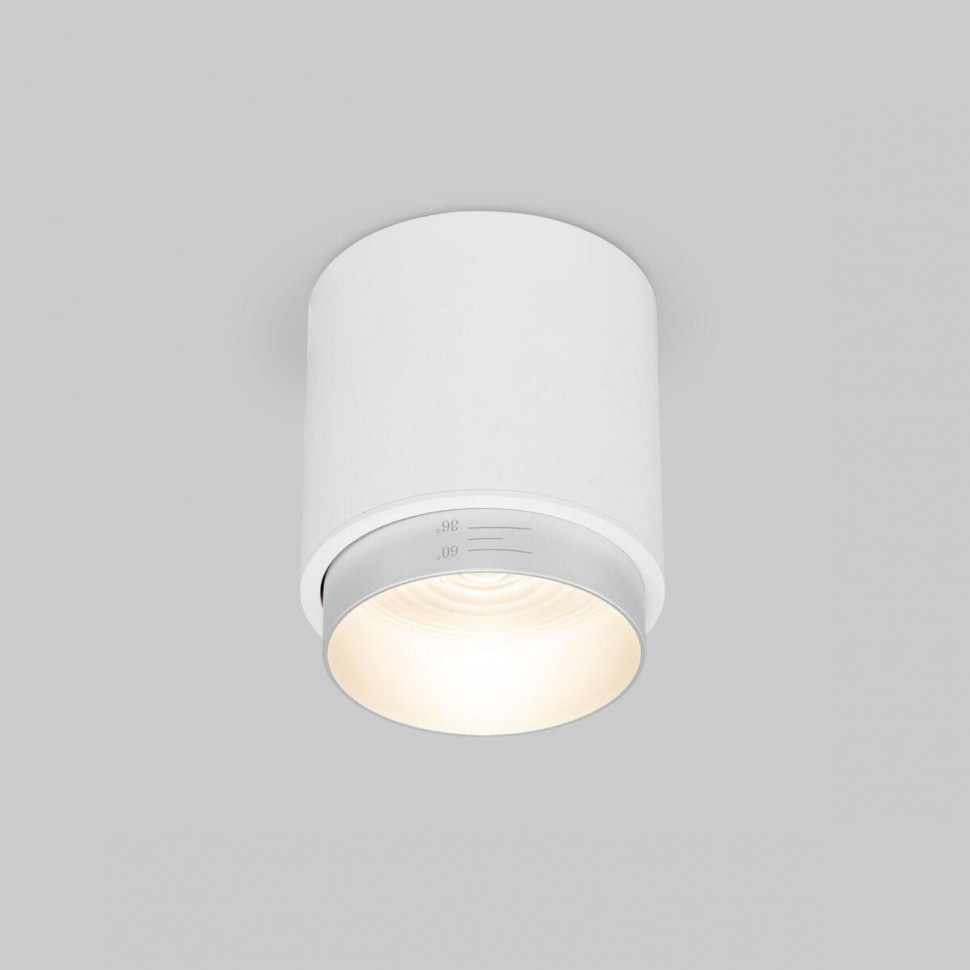 Накладной светодиодный светильник Elektrostandard Cors 25032/LED белый/серебро a062387