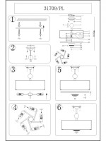 Потолочная люстра 31700 31709/PL Newport