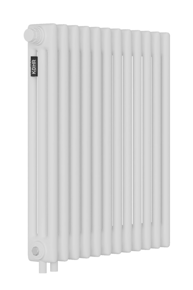 Стальной трубчатый радиатор Kohr Heim 3057/12 секций H01 с нижним подключением