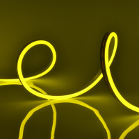 Светодиодная лента Neon ULS-N11-2835-120LED/m-8mm-IP67-DC24V-10W/m-15M-YELLOW катушка в герметичной упаковке Uniel