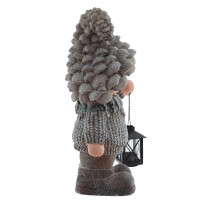 Фигурка декоративная "Мальчик"(с подсвечником), L24 W17 H41 см, 2в.