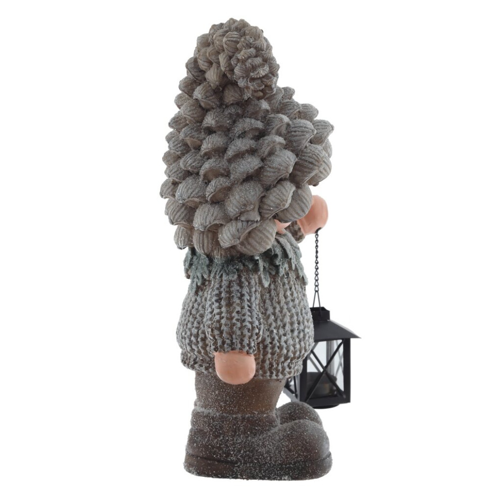 Фигурка декоративная "Мальчик"(с подсвечником), L24 W17 H41 см, 2в.