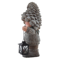 Фигурка декоративная "Мальчик"(с подсвечником), L24 W17 H41 см, 2в.