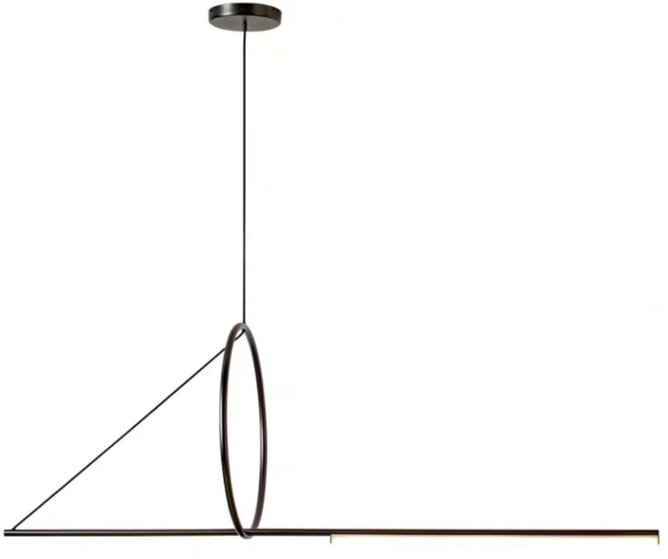 Подвесной светильник Zoom 8075P/S-18W-3000K MBK-WH iLedex