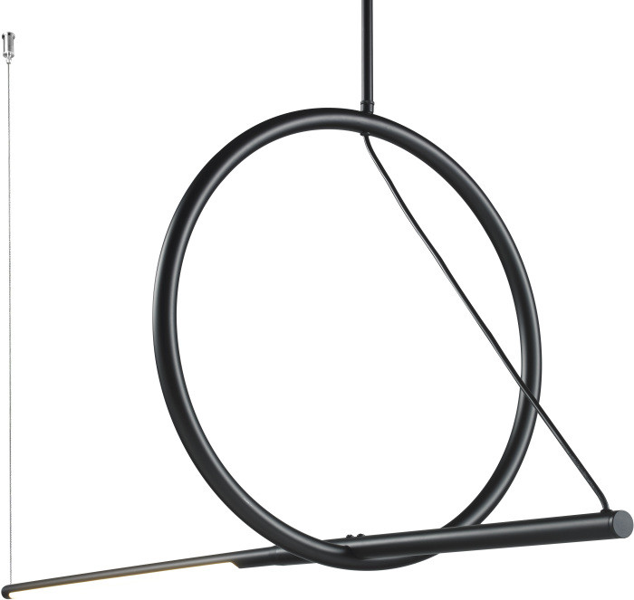 Подвесной светильник Zoom 8075P/S-18W-3000K MBK-WH iLedex