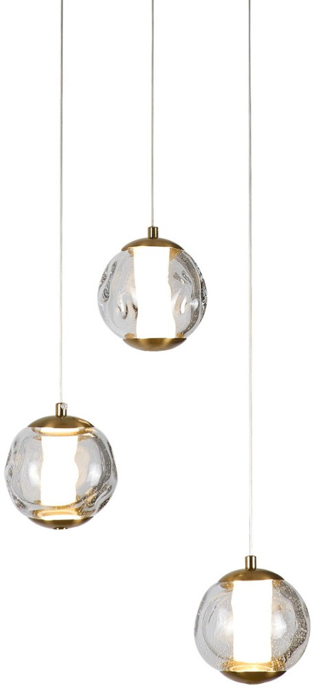 Подвесной светильник OD2437 OD2437-3 gold/clear DeLight Collection