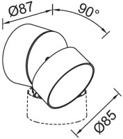 Архитектурная подсветка TUBE LED W6261S Gr Oasis Light