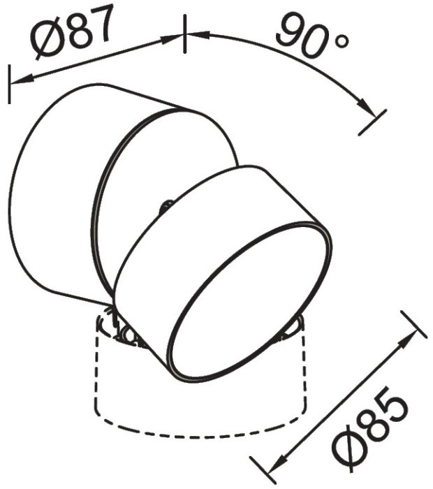 Архитектурная подсветка TUBE LED W6261S Gr Oasis Light