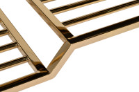 Банкетка велюровая серо-бежевая/золото Банкетка велюровая серо-бежевая/золото