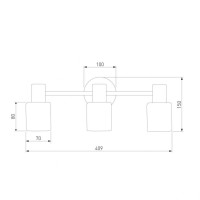 Спот Eurosvet Corso 20089/3 хром
