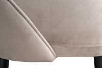 Стул велюровый серо-бежевый Стул велюровый серо-бежевый