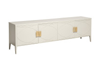 Тумба под телевизор бежевая с дверцами Тумба под телевизор бежевая с дверцами