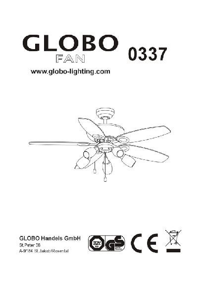 Потолочная люстра Jerry 0337 Globo