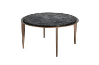 Стол журнальный круглый со стеклом