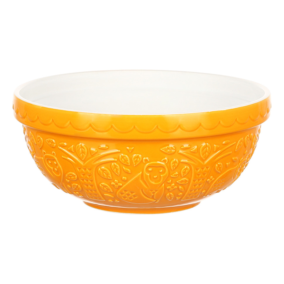 Миска для смешивания In the Forest, 26 см, 2,7 л, оранжевая, медведь