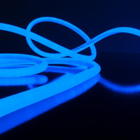 Гибкий неон LS 003 220V 9,6 IP67 Гибкий неон 220V 9,6W 144Led 2835 IP67 круглый синий, 50 м Elektrostandard