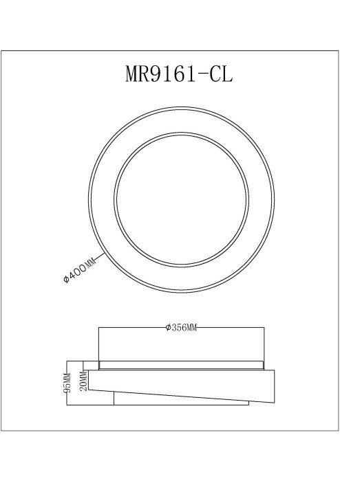 Потолочный светильник Rhea MR9161-CL MyFar