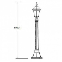 Наземный фонарь  91307S Gb Oasis Light