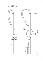 Настенный светильник Tau MOD146WL-L12B3K Maytoni Настенный светильник Tau MOD146WL-L12B3K Maytoni