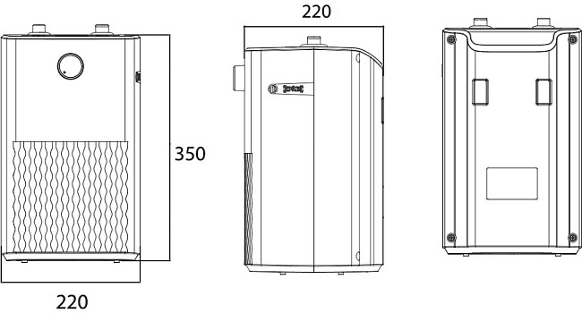 Электрический водонагреватель Haier ECU5(EU) 5L GA0HB1E1CRU, белый