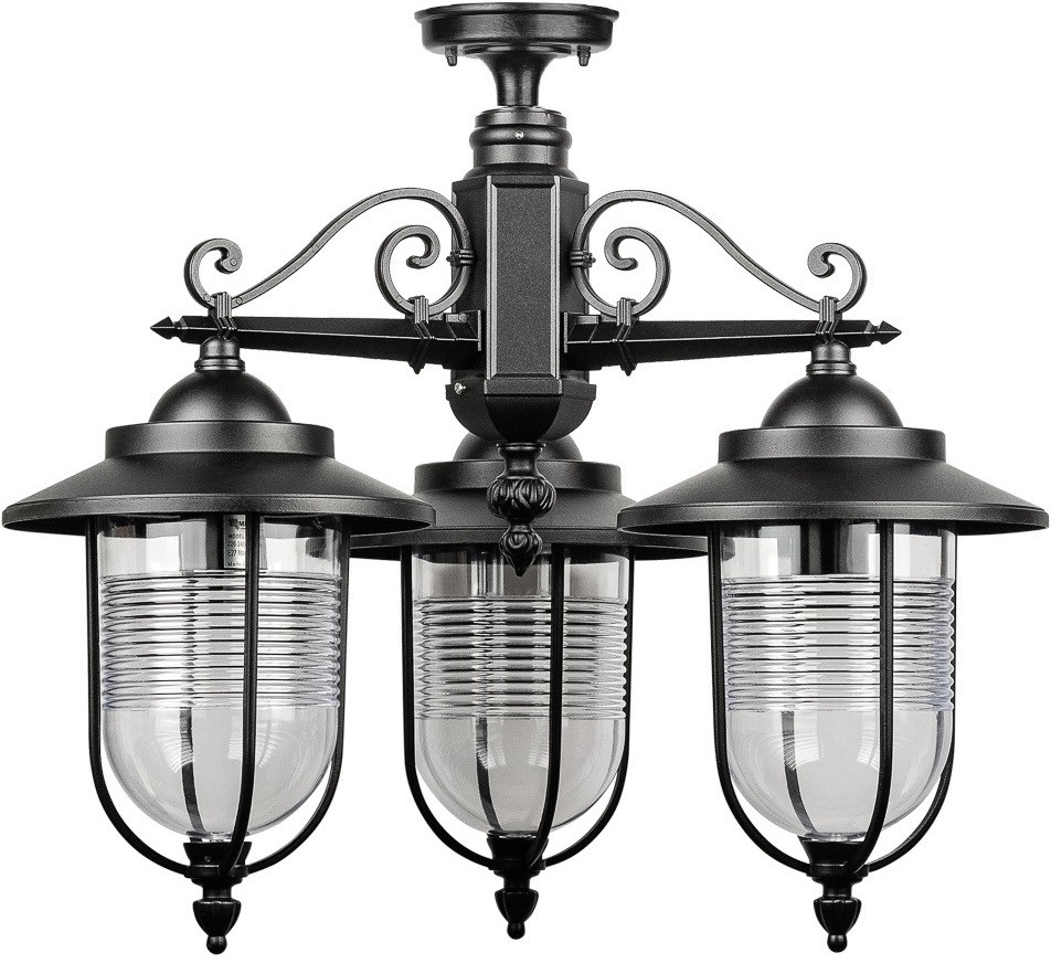 Потолочный светильник уличный TITAN 84770A 3 02 Bl Oasis Light